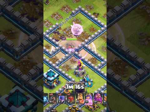 Queen charge untung banyak, minhog jalan lurus. #clashofclansvideos #clasherindonesia #queencharge