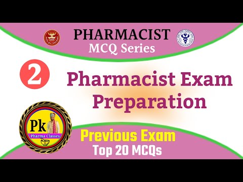 Pharma MCQs ll Pharmacist Exam Preparation ll Important Pharmacist exam MCQs ll #rrbpharmacist