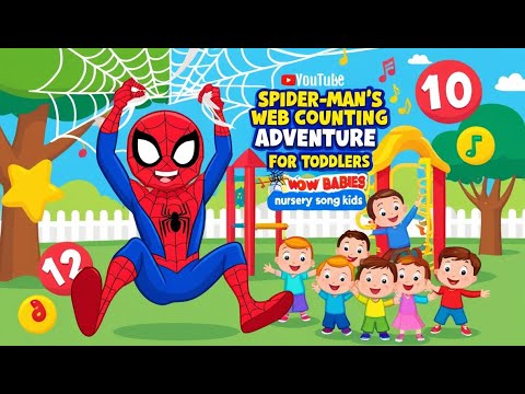 Spider-Man’s Web Counting Adventure for Toddlers||Wow Babies||Nursery Song Kids#kidssongs