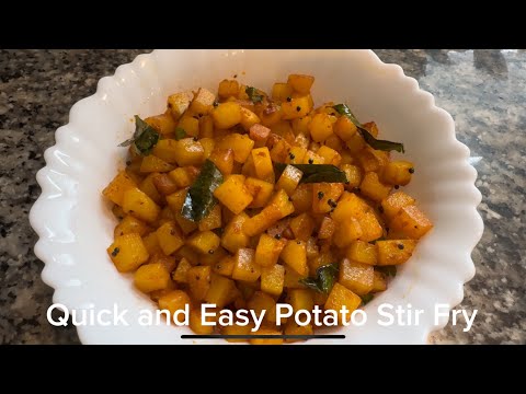 Quick and Easy Potato Stir Fry