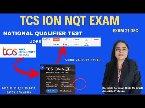 TCS ION NQT Last Date | TCS Jobs | Apply Now | 2020 to 2026 | Pharma JObs Any Batch can Apply