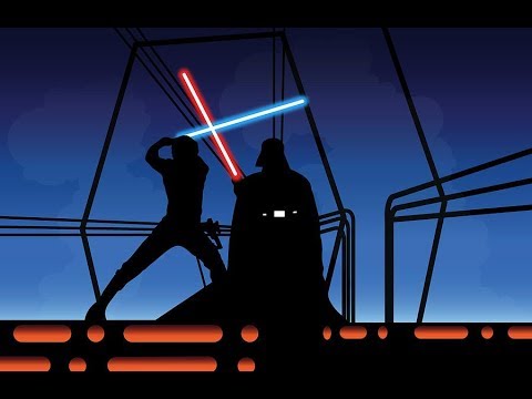 Bespin Duel Analyzed [Luke vs. Vader] [Star Wars]