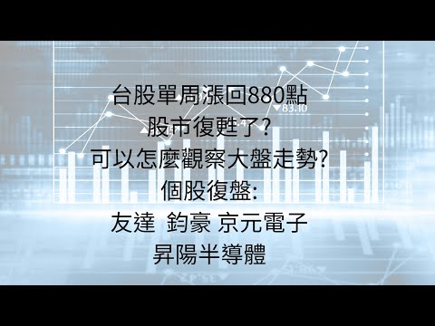 8月16日:台股重新挑戰季線，大盤走勢如何觀察?  #台股分析 #台積電 #群創南科四廠 #輝達 #AI #GB200 #鈞豪 #京元電子 #昇陽半導體 #鴻海法說會