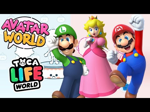 PERSONAGENS SUPER MARIO/ in the versions TOCA LIFE , AVATAR WORLD, MIGA WORLD E YOYA WORD