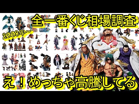 全一番くじの相場調査したら驚きの結果だった！絶対的正義の人気が半端ねぇ！一番くじ ワンピース 絶対的正義 サカズキ ボルサリーノ イッショウ アラマキ