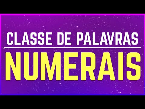 Numeral - classe de palavras