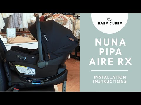 How to Install The Nuna PIPA aire rx Infant Car Seat | COMPLETE Installation Instructions