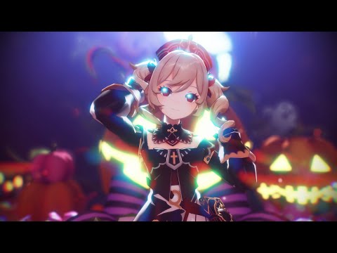 【원신MMD】 Happy Halloween / Barbara