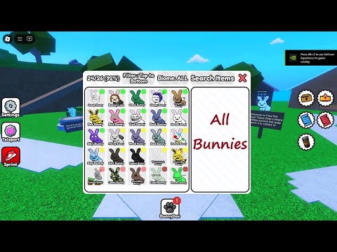 Find the Bunnies Walkthrough - All Bunnies Locations (Roblox)