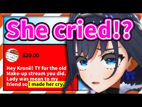 A Superchatter Used Kronii's Stream to Make Someone CRY 【Ouro Kronii / HololiveEN】