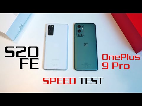 Samsung Galaxy S20 FE vs OnePlus 9 Pro - Speed Test