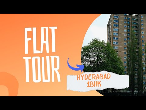 1 BHK Flat tour in hyderabad | Rent | 1BHK | Software Engineer cost of living in Hyderabad