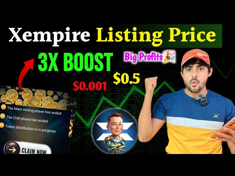 Xempire Listing Price 3X ज़्यादा🤩|| Xempire Airdrop Allocation || Xempire Airdrop Withdrawal