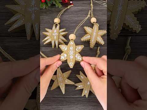 DIY Snowflake with Toilet Roll ~ Christmas Crafts