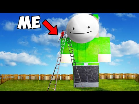 I Built Worlds First Minecraft Dream Statue (Face Reveal)