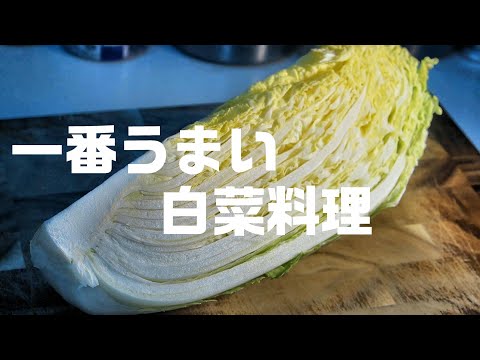 【白菜の簡単レシピ】料理人が教える本当に美味しい白菜料理