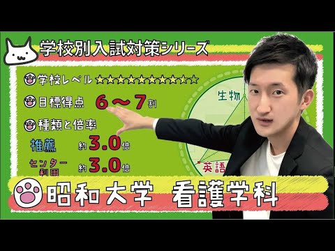 【再アップ】昭和大学 看護学科の傾向と対策【看護受験チャンネル】