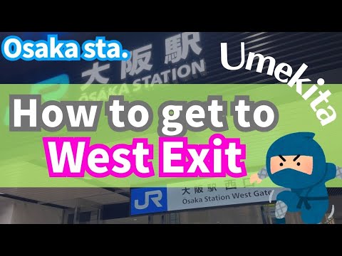 【JR Osaka sta.】Directions to the West Exit