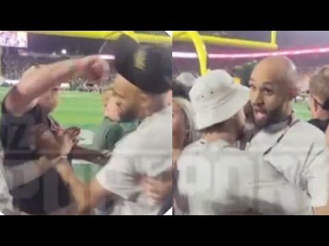 Derrick WHITE GETS PUNCHED! & WILD fight breaks out! Full Fight! during football game!