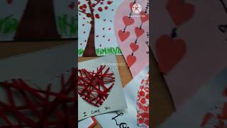 simple diy valentine card ideas #trending #shorts #valentinesday #viral #valentinesdaycardhandmade