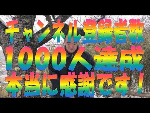 【チャンネル登録者1000人】ありがとうございます！