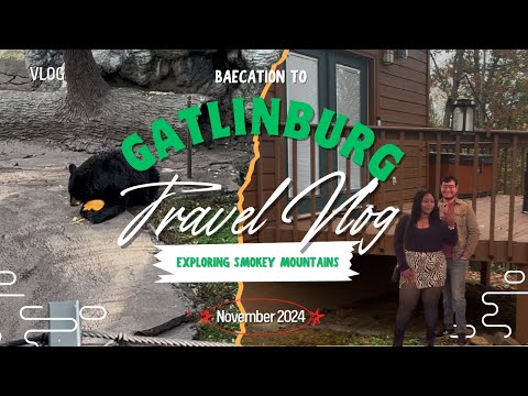 VLOG | 1ST BAECATION TO GATLINBURG,TN 🐻 ✨ AQUARIUM🪼,HIKING, OBER MOUNTAIN, PIRATES SHOW & BEARS!