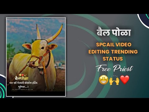 ❤️Bail Pola Video Editing Alight Motion | Bail Pola Video Editing | Bail Pola Status |बैलपोळा Status