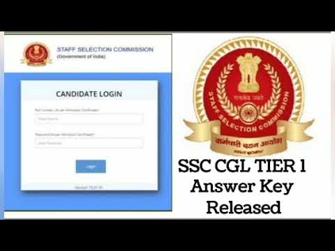 SSC CGL TIER1 2024 Answer Key Released | How to download | Procedure for objection | #ssccgl #ssc