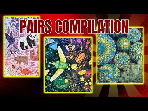 Compilation Pairs Speed Puzzling Video for your Enjoyment! #puzzle #jigsawpuzzle