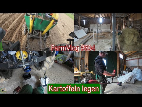 Farmvlog #304: Milwaukee Freischneider | Kartoffeln legen | Dieselpumpe Agroplus 410 tauschen