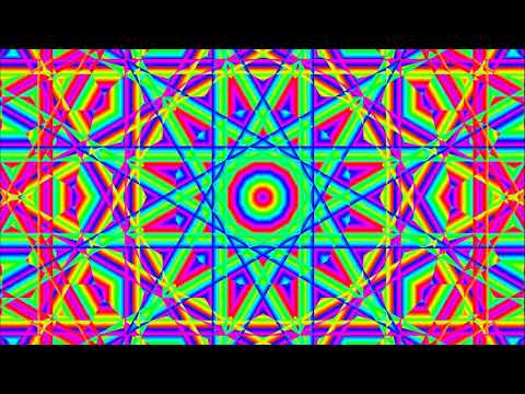 Hive Conciousness - Psychedelic Sacred Geometry Visuals HD ( Dark Psy Trance )