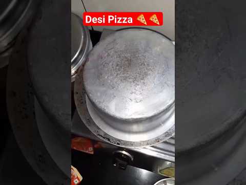 आम्ही बनवला Desi Pizza 🍕🍕 #pizza #recipe #shortsfeed #food #shorts #youtubeshorts #ytshort #dominos