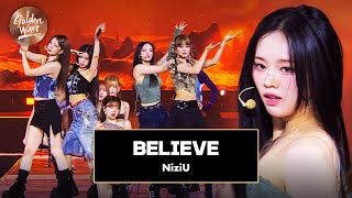 [골든 웨이브] NiziU (니쥬) - 'BELIEVE' ♪ | JTBC 241108 방송