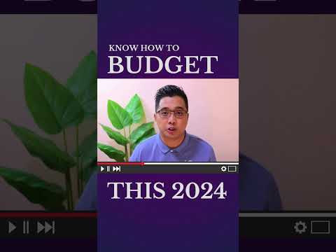 KNOW HOW to BUDGET this 2024!