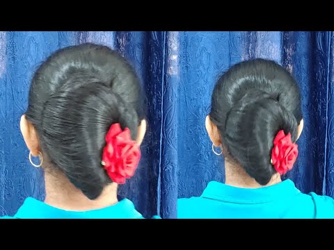 Letest Easy Bun Hairstyles With Rubber Band 🤩 Quick Hairstyles For Wedding ♥️ Beautiful Hairstyles