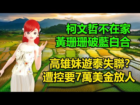 柯文哲不在家，黃珊珊破藍白合｜高雄妹遊泰失聯？遭控制要7萬美金放人🍓20241113 #高雄林小姐 #Vtuber​​​​ #台灣Vtuber​​​ #台V