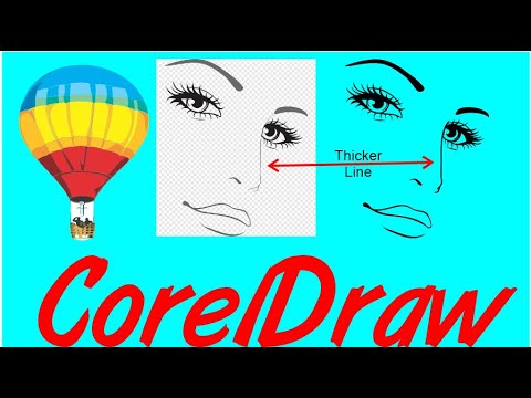 Corel Draw Tips & Tricks Trace and make one line THICKER