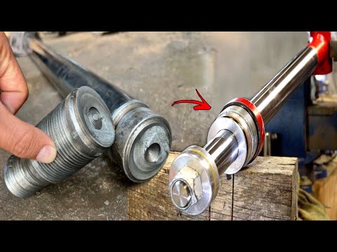 How Broken Hydraulic Cylinder repaired ! Are These Fixable