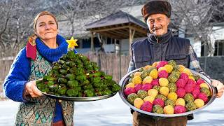 Charming Winter Cooking in Village: Heartwarming Recipe for Cold Days❄️