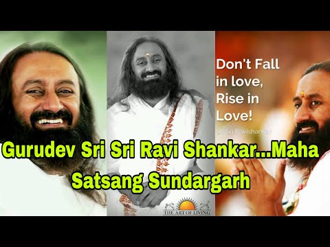 Vlog1087🙏🙏🙏🙏Gurudev Sri Sri Ravi Shankar...Maha Satsang Sundargarh 🙏🙏🙏🙏