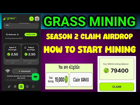 Grass mining Claim Live l Grass Airdrop How to start l Grass Withdrawal l Testnet Airdrop