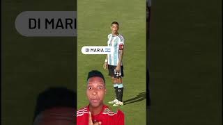 DI MARIA VS NEYMAR #seleçãoargentina #seleçãobrasileira #jogadordefutebol