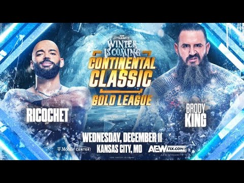 AEW Dynamite  Brody King vs Ricochet Continental Classic (SIM)