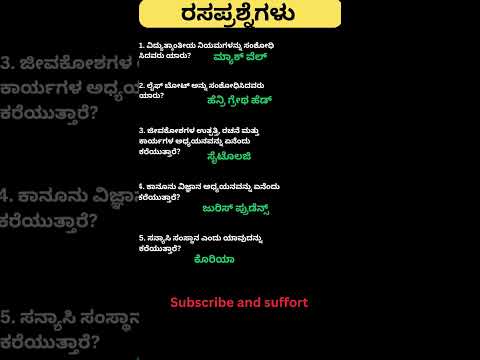 Daily quiz questions in kannada|ksrp,psi,pdo,police, village accountant in 2024