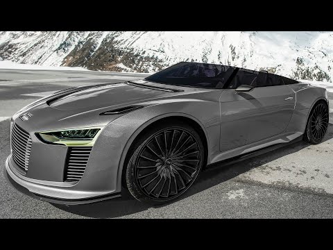 Audi e-tron Spyder - Wild Sports Car With Diesel Hybrid Drive