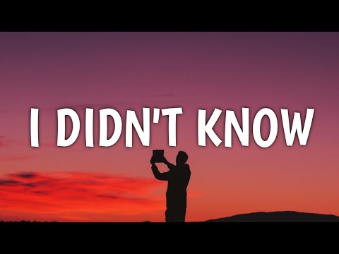 Sofia Carson - I Didn't Know (Lyrics) (From Purple Hearts)