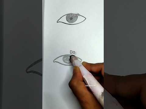 Eye drawing #shorts