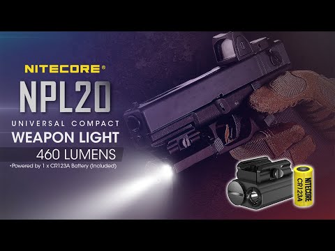 Nitecore NPL20 Compact Rail Mount Flashlight