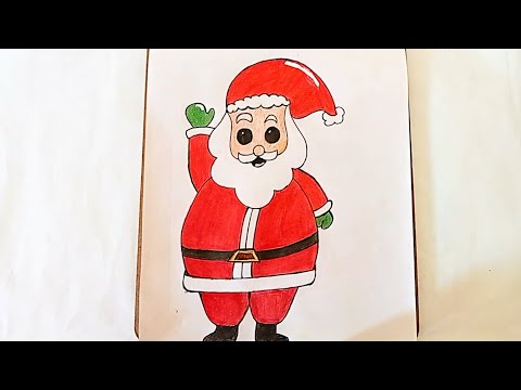 How to draw Santa Claus||Christmas||