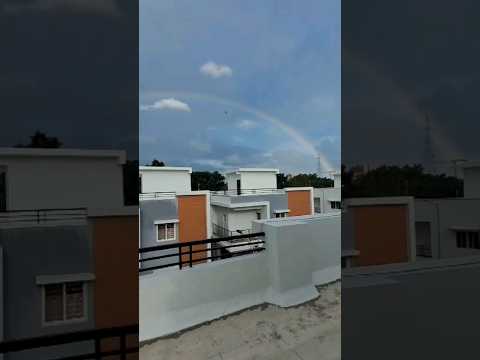 Rainbow in the sky 🌈 | Double rainbow #rainbow #shorts